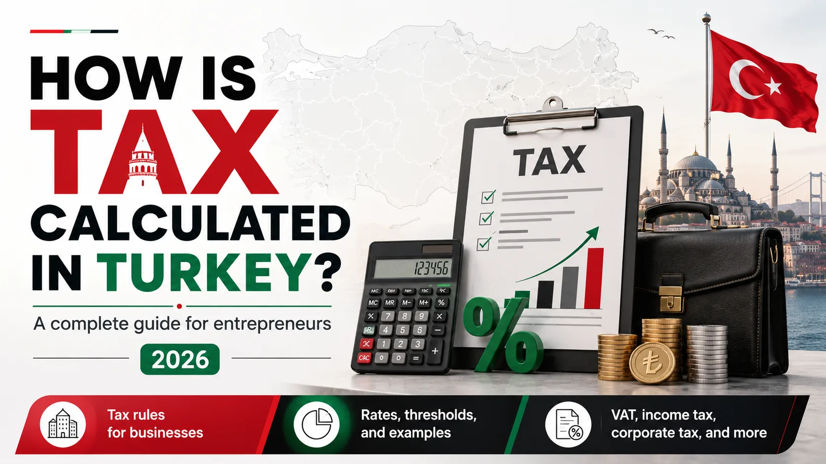How is tax calculated in Turkey? A complete explanation for entrepreneurs!