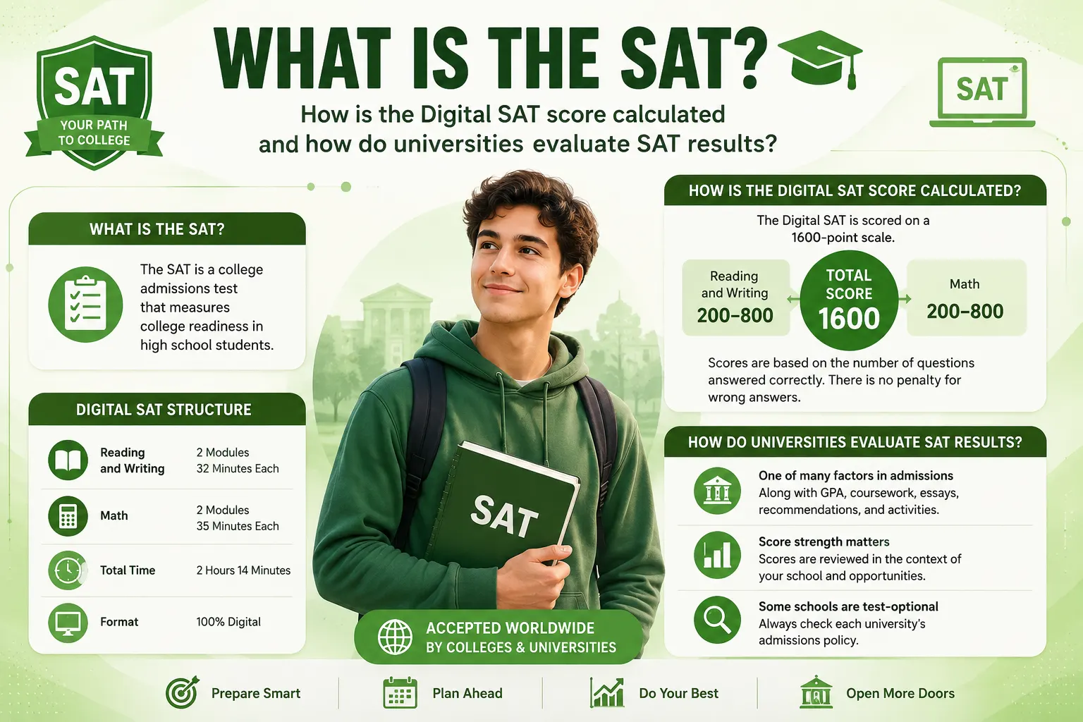 SAT nədir? Digital SAT balı necə hesablanır və universitetlər SAT nəticələrini necə qiymətləndirir?