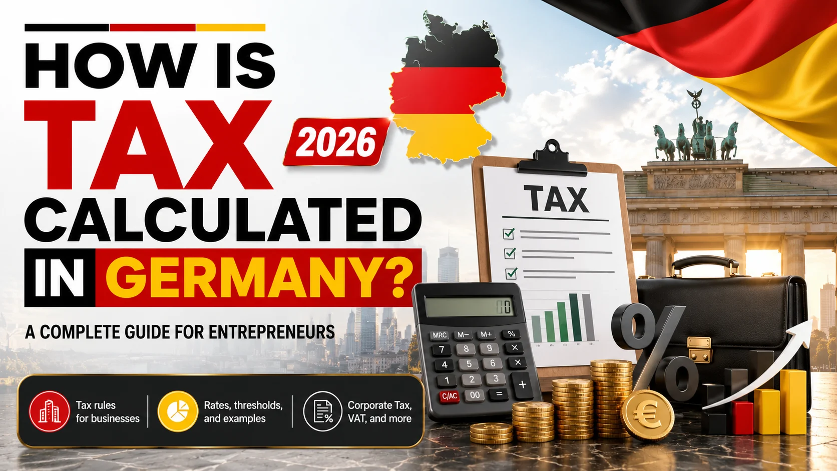How is tax calculated in Germany? A complete explanation for entrepreneurs!