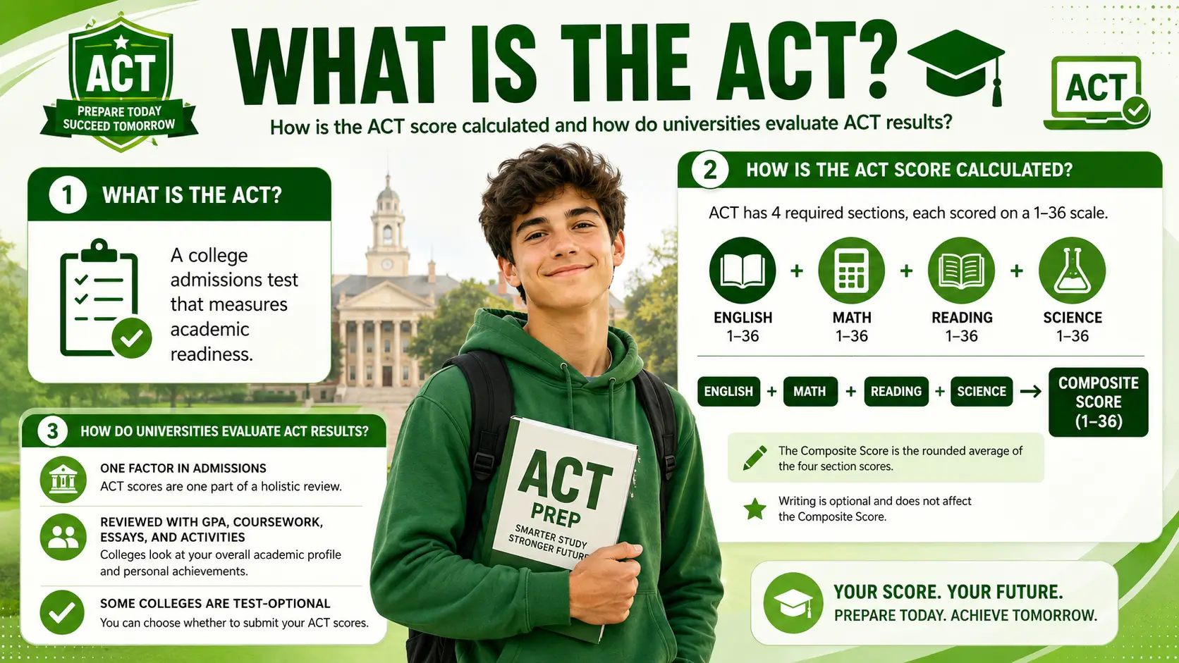 ACT nədir? ACT balı necə hesablanır və universitetlər ACT nəticələrini necə qiymətləndirir?